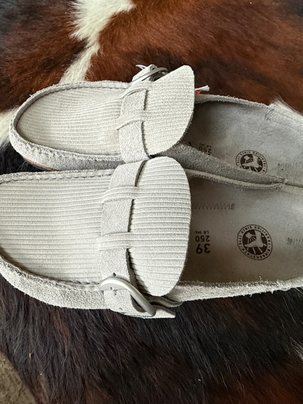 Birkenstock's Buckley Suede/Corduroy clogs - Sz 39/8.5  NWT - Picture 5 of 12